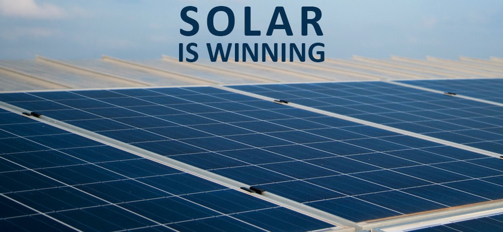 Solar is winning